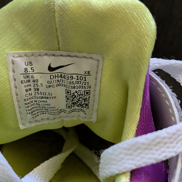 Nike Air Huarache OG Neon Yellow Magenta DD1068 104 - SIZE 8.5 MENS / 10 WOMENS - Picture 7 of 8